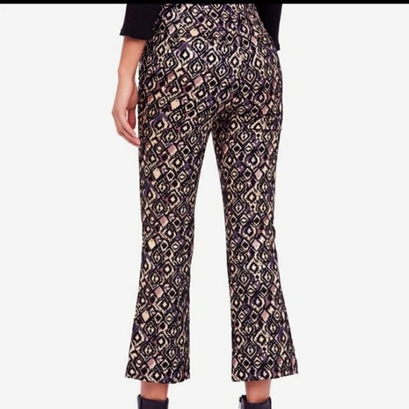 FREE PEOPLE Cropped Kicked Flare Pant - Size 4 - Picture 3 of 4